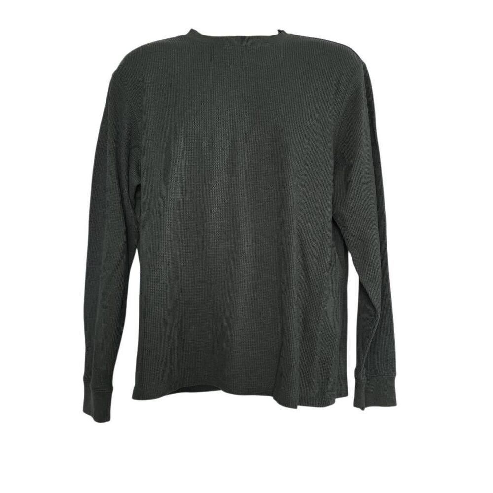 Member's Mark Men's Size Large Green Thermal Long Sleeve Shirt